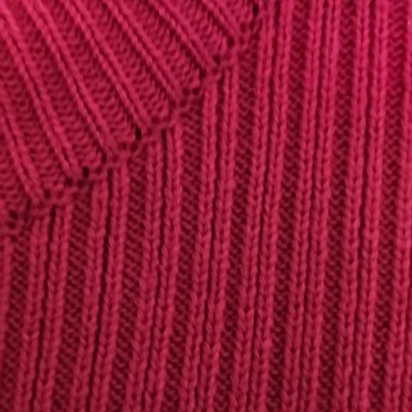 Petite Sophisticate Red Sweater - Picture 2 of 4